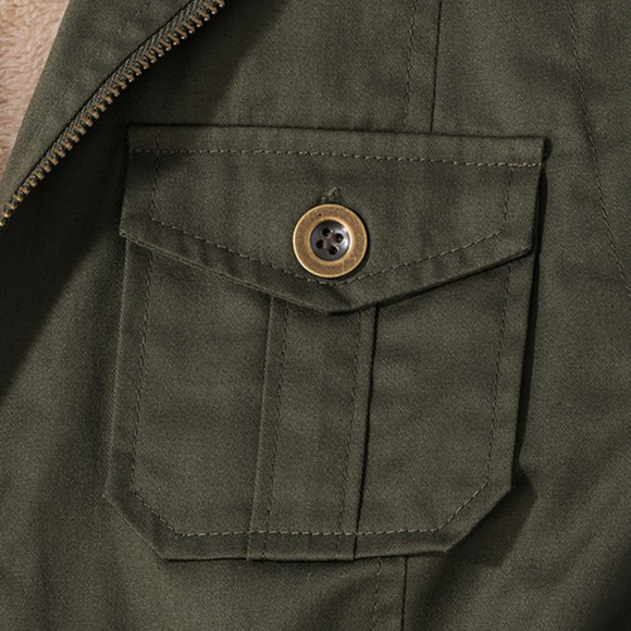 🌹FIRM PRICE🌹 ANORAK VEST, Faux Fur Lined - Black - Picture 8 of 8